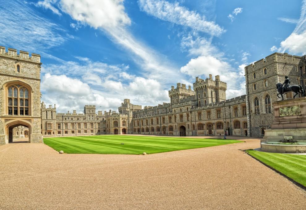 hrad Windsor – nádvoří