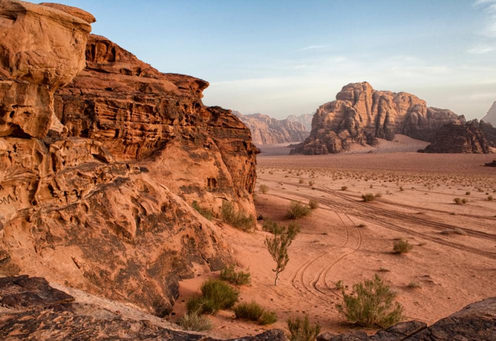 Wadi Rum skály