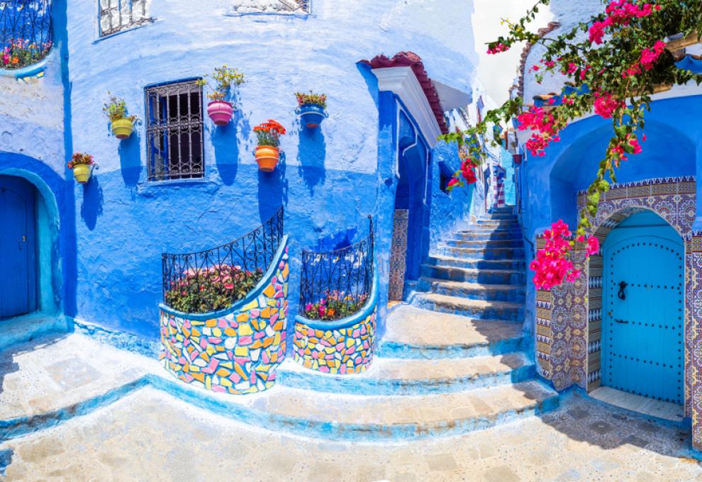 Chefchaouen schody