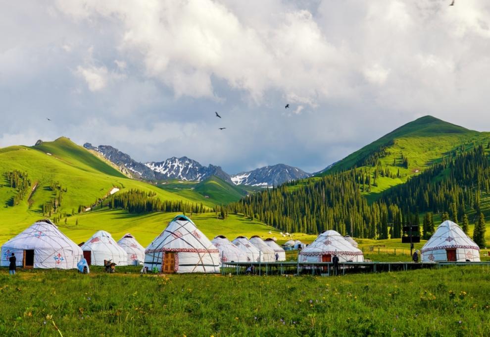 jurty v Mongolsku