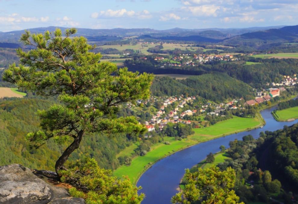 vyhlídka nad Bad Schandau