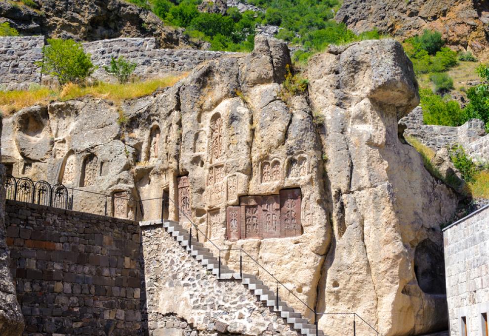 klášter Geghard Arménie