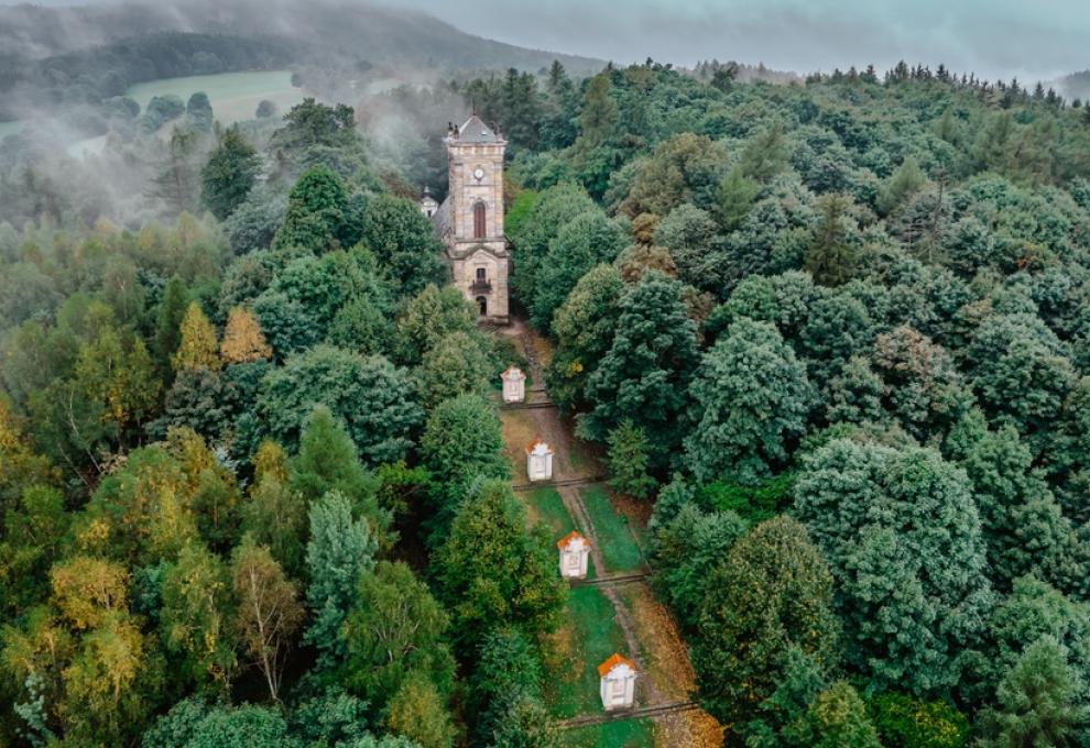 křížová cesta v Jiřetíně pod Jedlovou