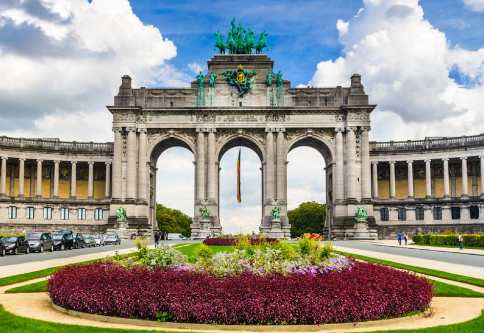 Parc du Cinquantenaire v Bruselu