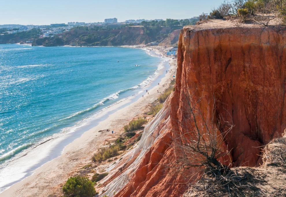 Portugalská Praia da Falésia 