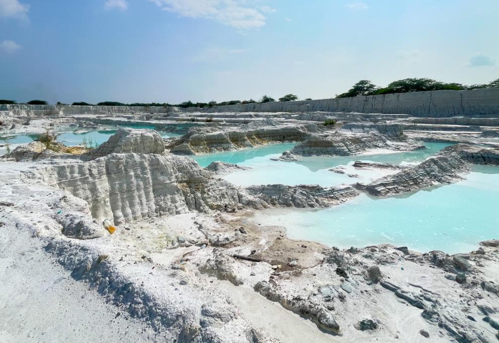 skládka mramorové suspenze Kišangarh