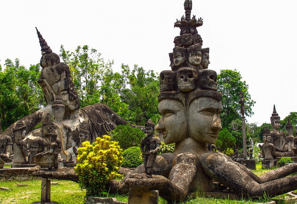 Brahma v Xieng Khuan v Laosu - Cestovinky.cz