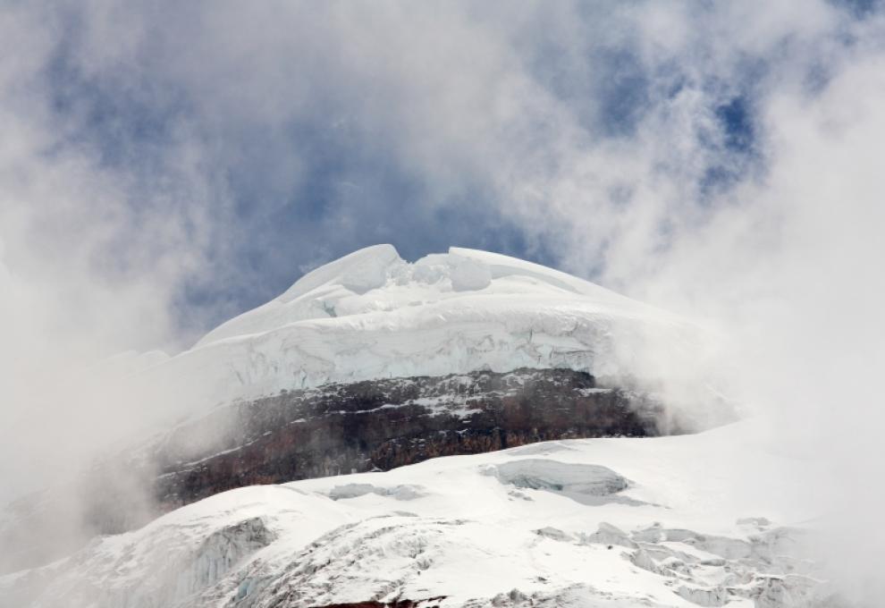 Vrchol vulkánu Cotopaxi, Ekvádor - Cestovinky.cz