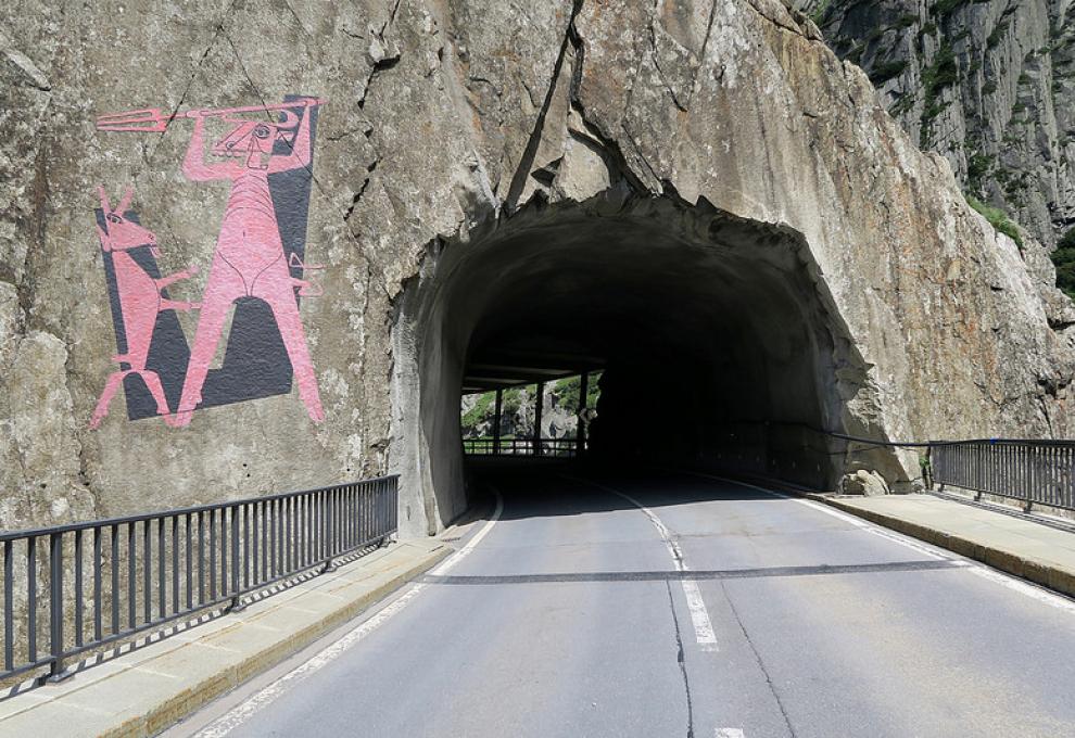 Ďáblův most ve Švýcarsku a malba Heinricha Danotha - Cestovinky.cz