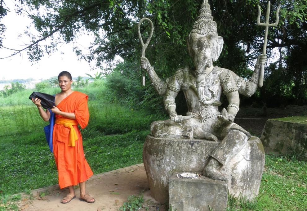 Ganéša v Xieng Khuan v Laosu - Cestovinky.cz