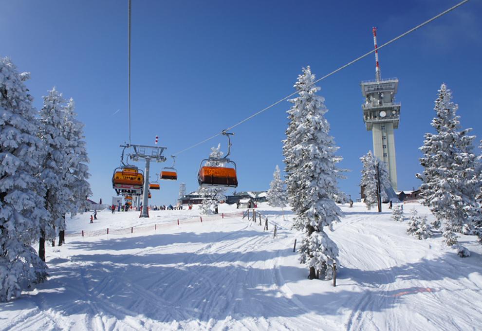 lanovka ve ski areálu Klínovec - Cestovinky.cz