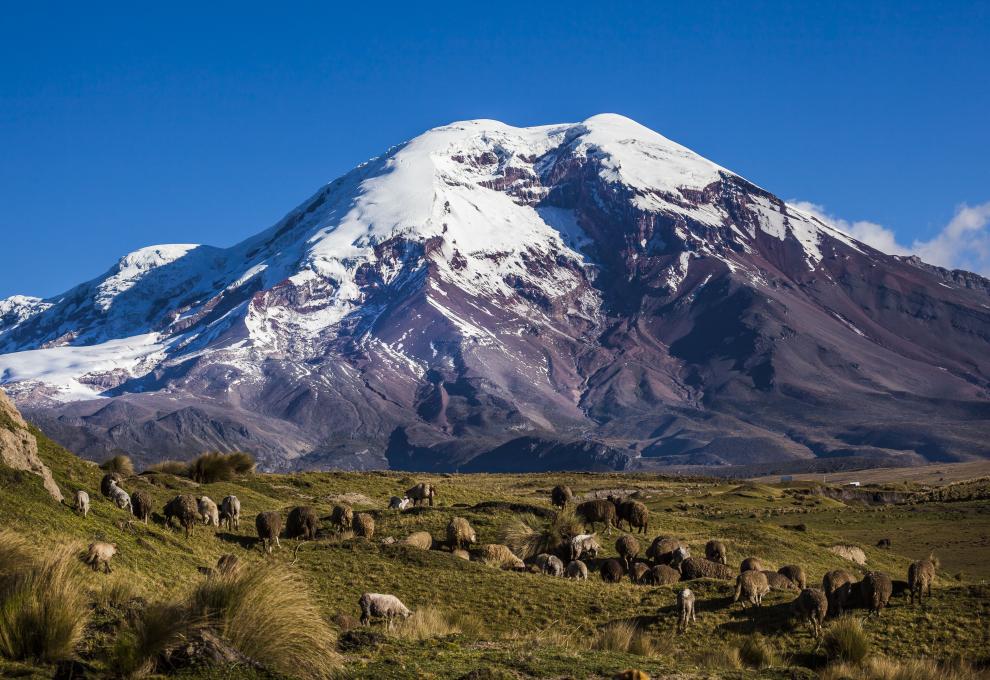 Ekvádorská sopka Chimborazo - Cestovinky.cz