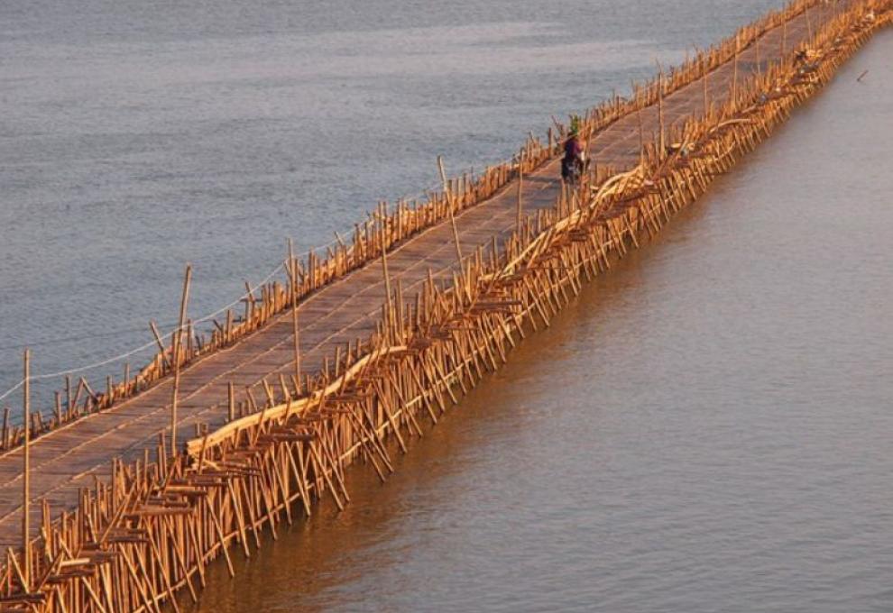 Most z bambusu - Cestovinky.cz