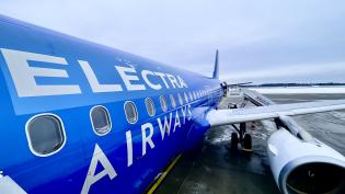 Detail trupu letadla Airbus A320 