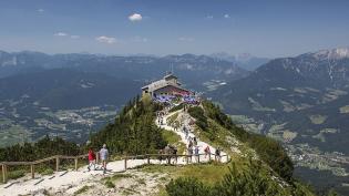 Hitlerovo Orlí hnízdo v Alpách nad Berchtesgadenem