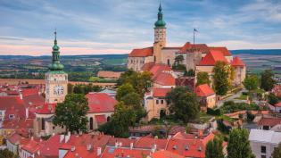 Pohled na město Mikulov