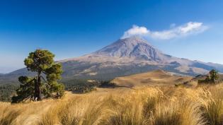 sopka Popocatépetl