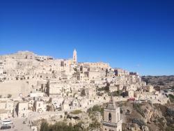 Matera – tufové domy