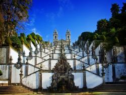 Schody na Bom Jesus do Monte v portugalské Braze