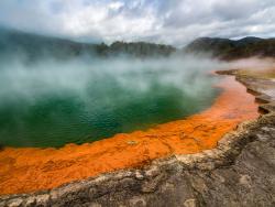 Champagne Pool Nový Zéland - Cestovinky.cz