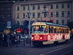 Vánoční tramvaj v Brně