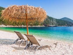Pláž Antisamos Řecko