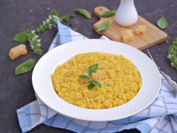 šafránové risotto