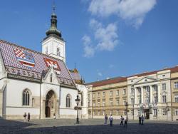 kostel sv. Marka v Záhřebu