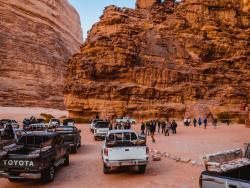 Wadi Rum džípy