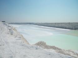 skládka mramorové suspenze