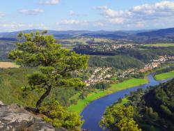 vyhlídka nad Bad Schandau