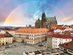 Pohled na centrum Brna