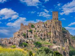 opuštěné městečko Craco