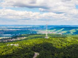 Věž Fernsehturm Stuttgart