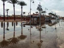 Promenáda pod vodou po intenzivních deštích
