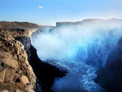 Dettifoss - modré nebe - Cestovinky.cz