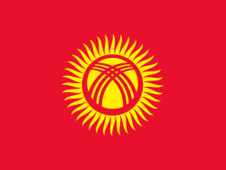 Vlajka Kyrgyzstánu - Cestovinky.cz