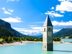 Jezero Reschensee  - Cestovinky.cz